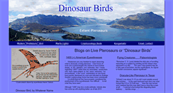 Desktop Screenshot of dinosaurbirds.com